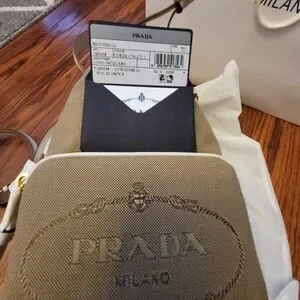 Prada | Bags | Prada Tan Backpack With Structured Design And  display picture 3